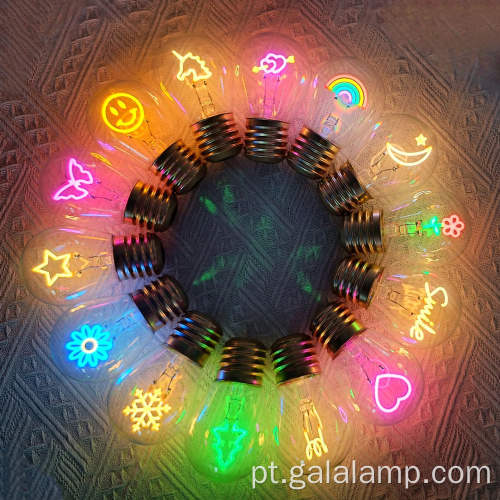 Lâmpadas de fadas de Natal recarregáveis ​​vintage